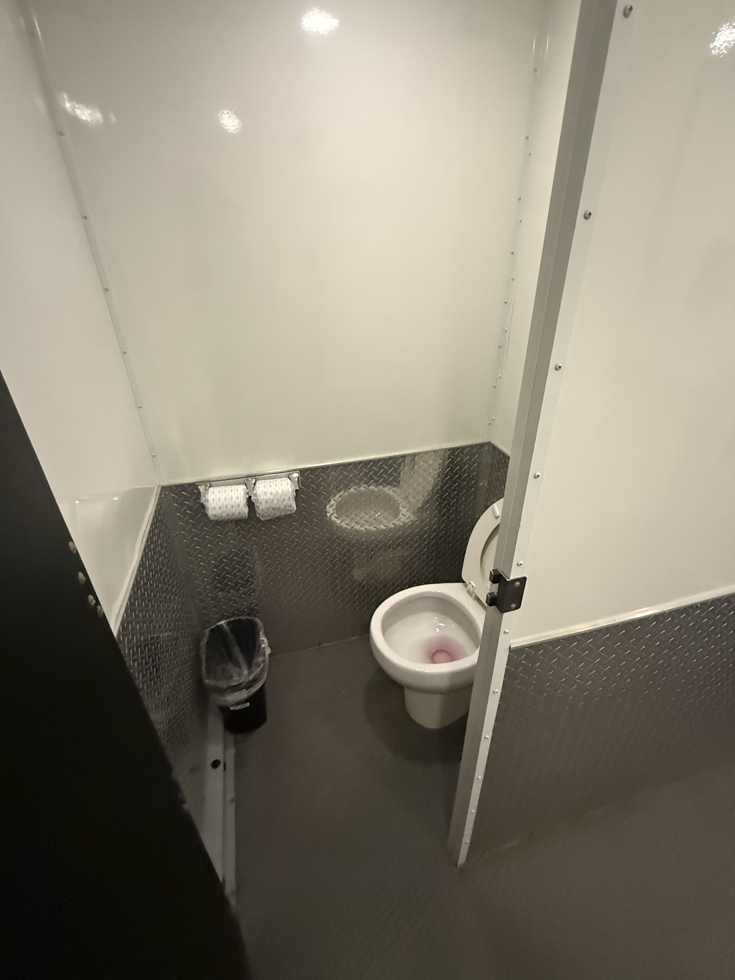 Private stall interior